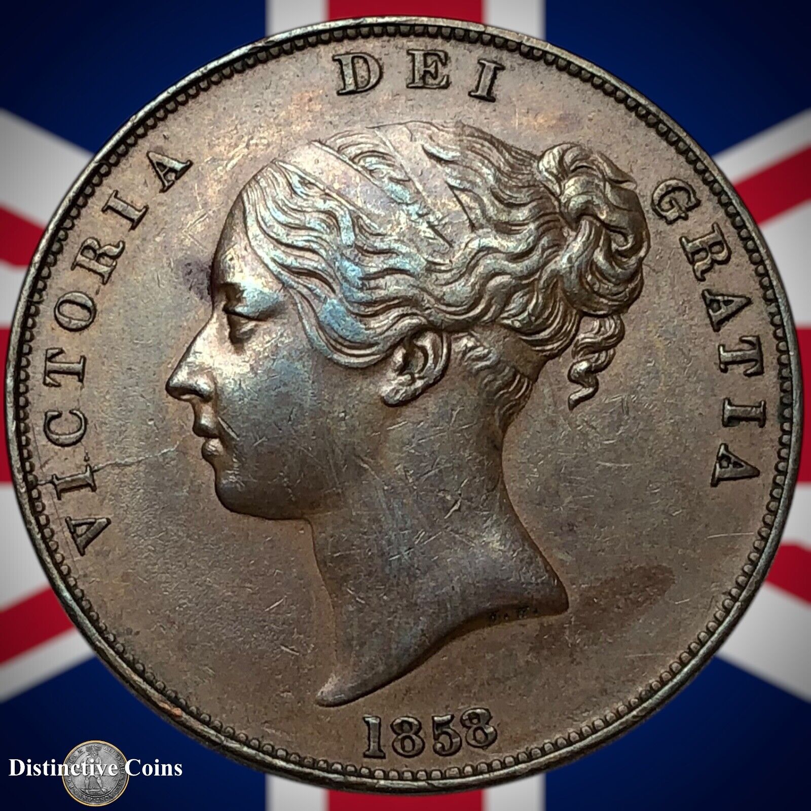 Great Britain 1858/7 Penny 1d GB6153