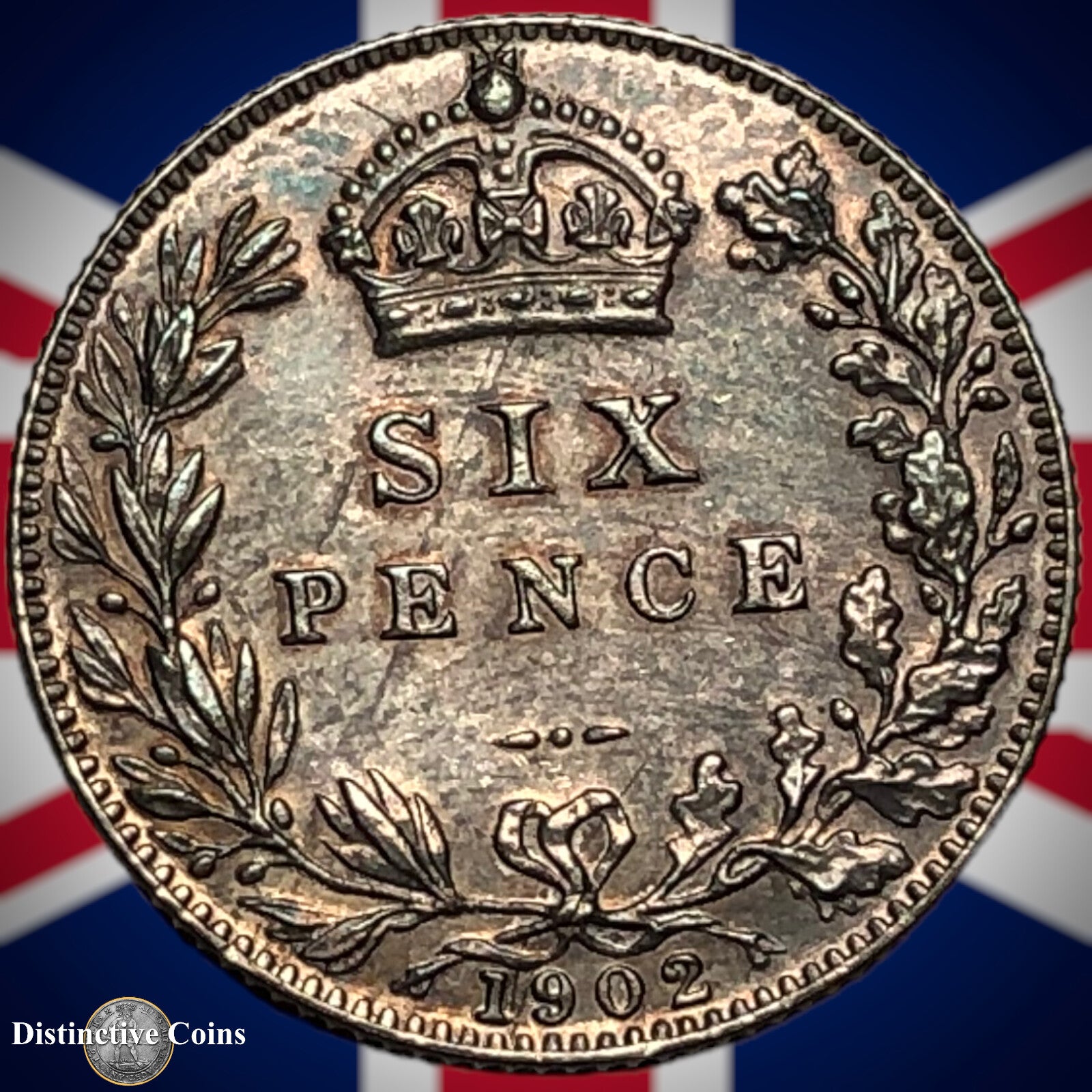 Great Britain 1902 Six Pence GB1507