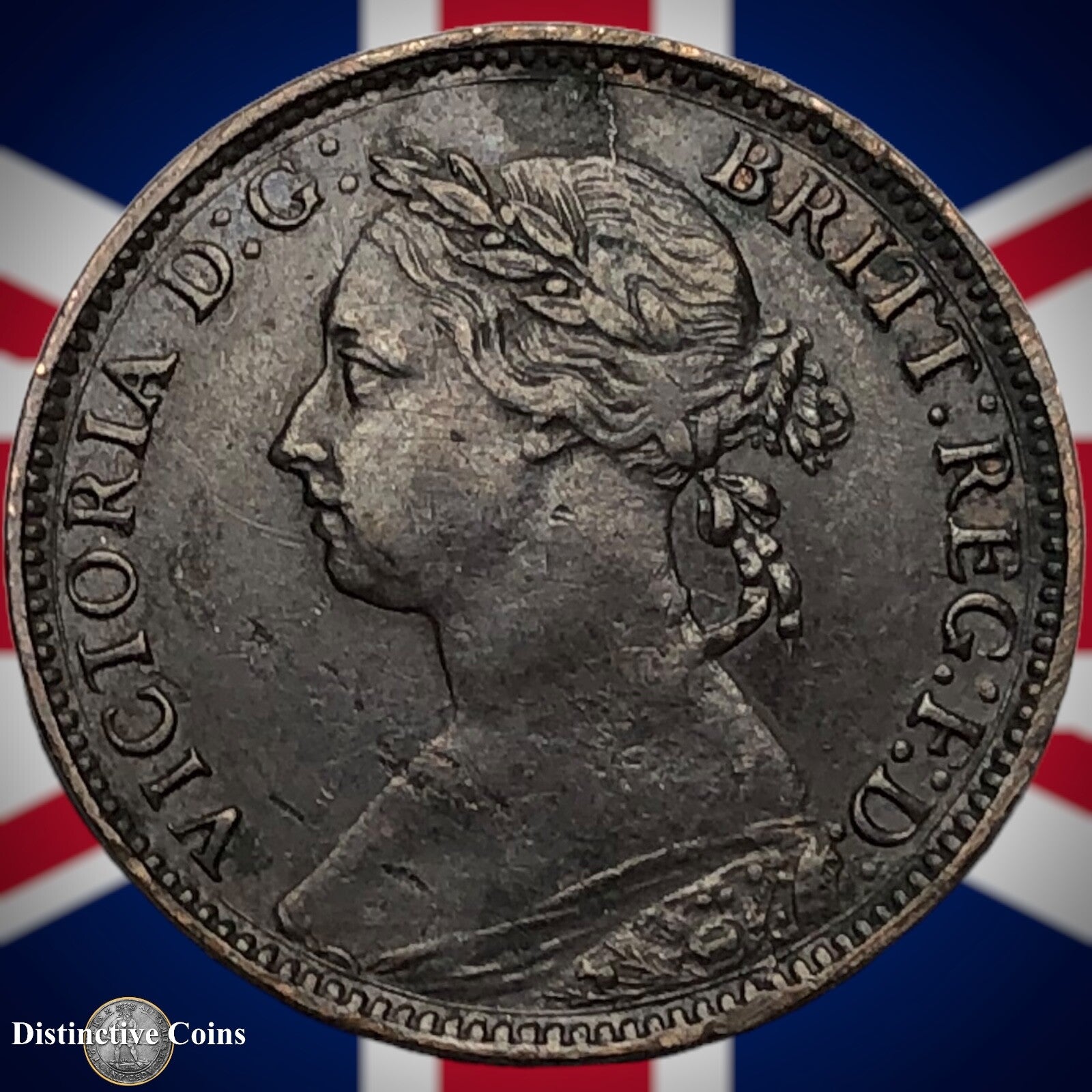 Great Britain 1881 Farthing 1/4d GB3848