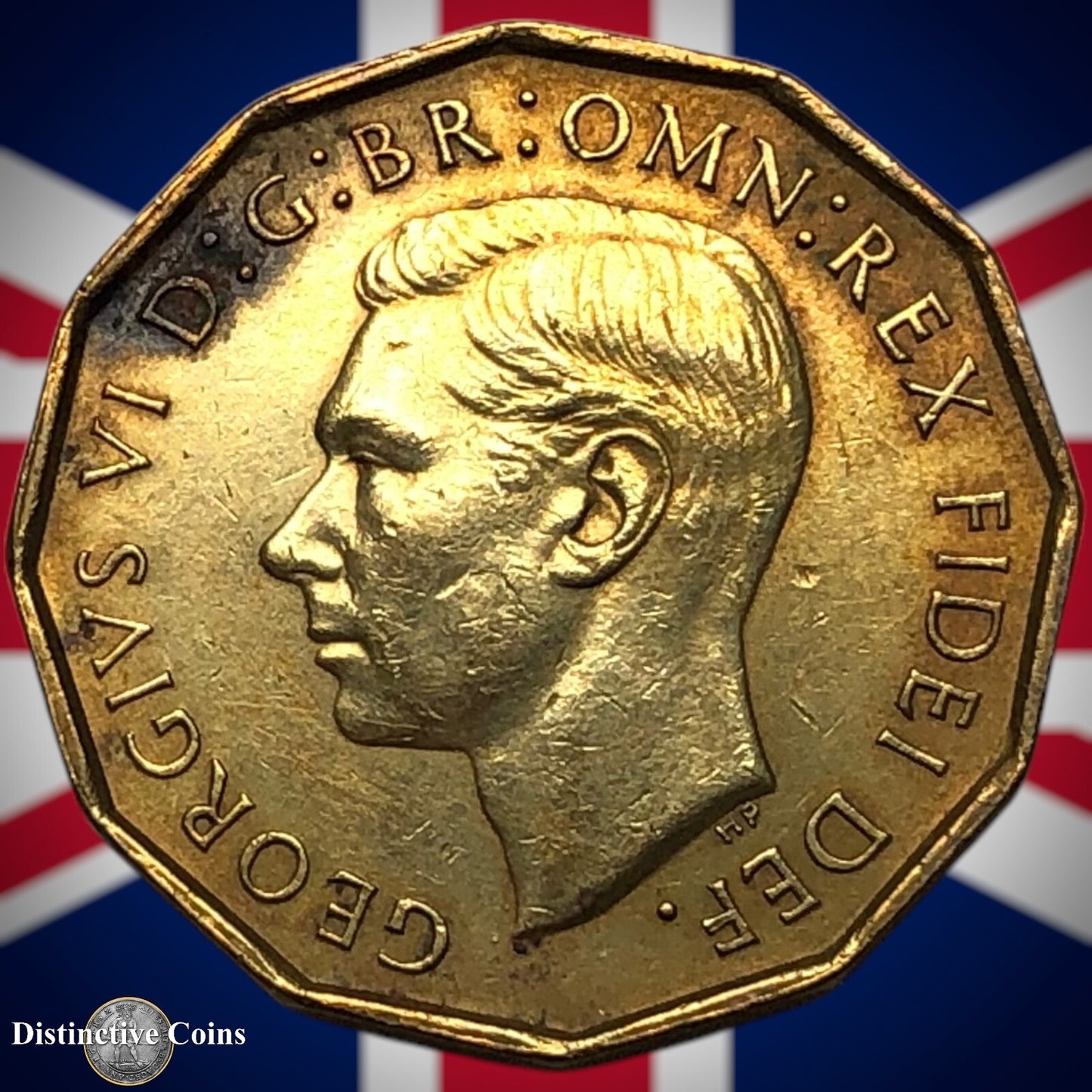 Great Britain 1951 Three Pence 3d GB7374