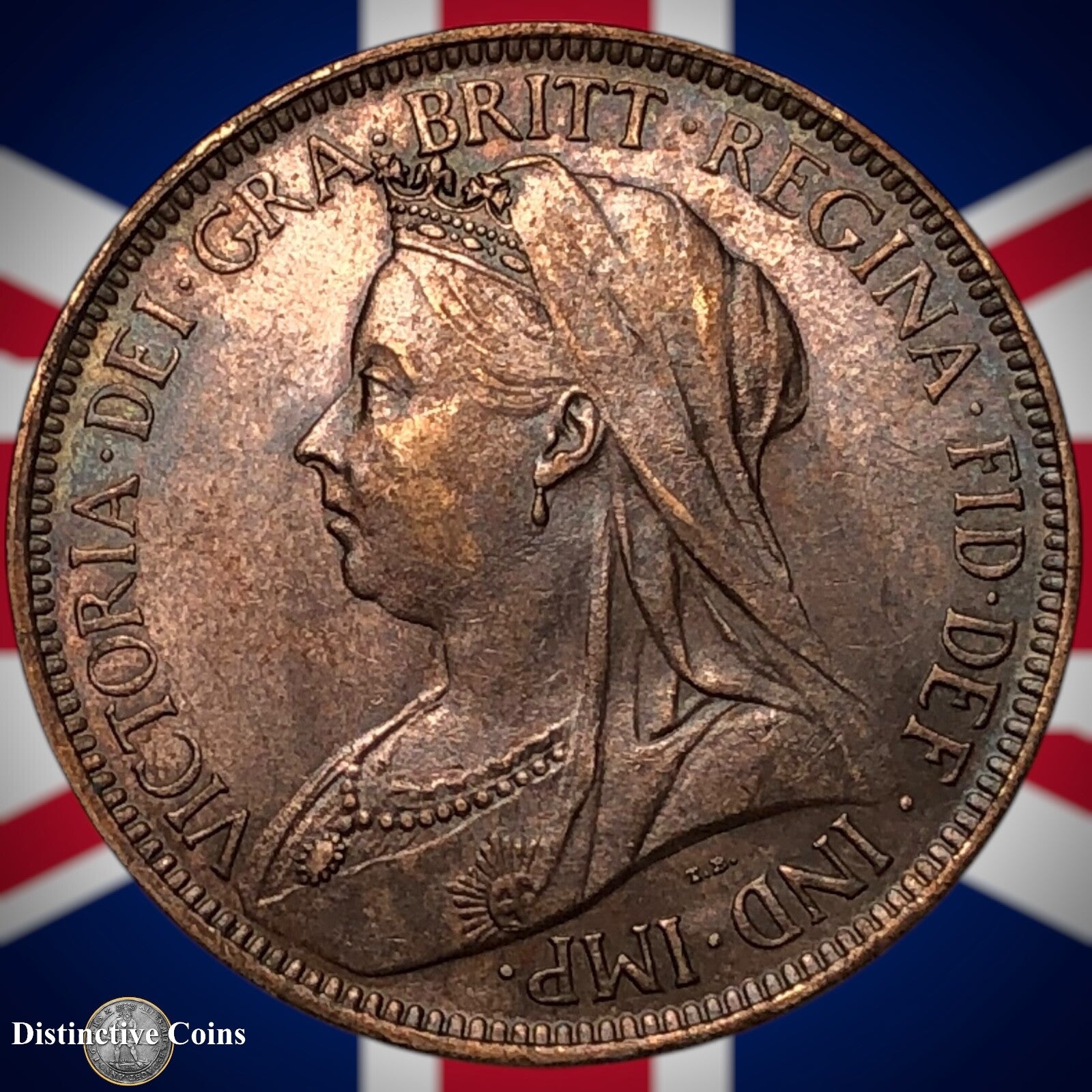 Great Britain 1897 Half Penny 1/2d GB5732