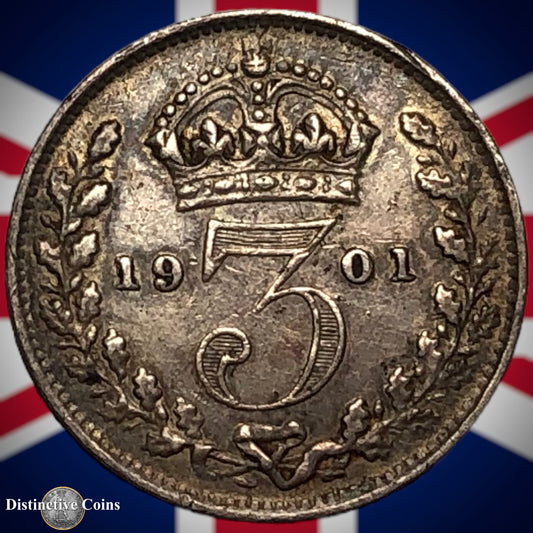 Great Britain 1901 Three Pence GB2077