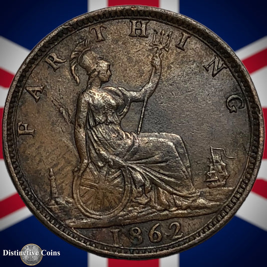 Great Britain 1862 Farthing 1/4d GB3496