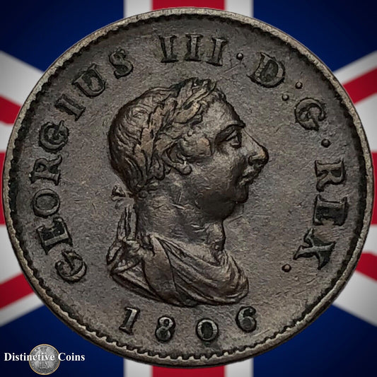 Great Britain 1806 Farthing 1/4d GB3204