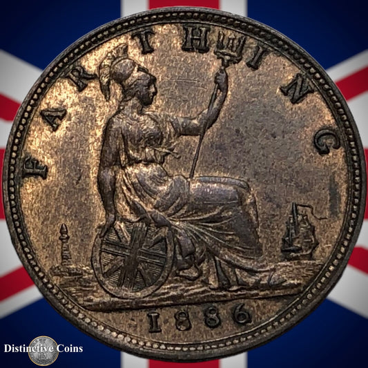 Great Britain 1886 Farthing 1/4d GB4215