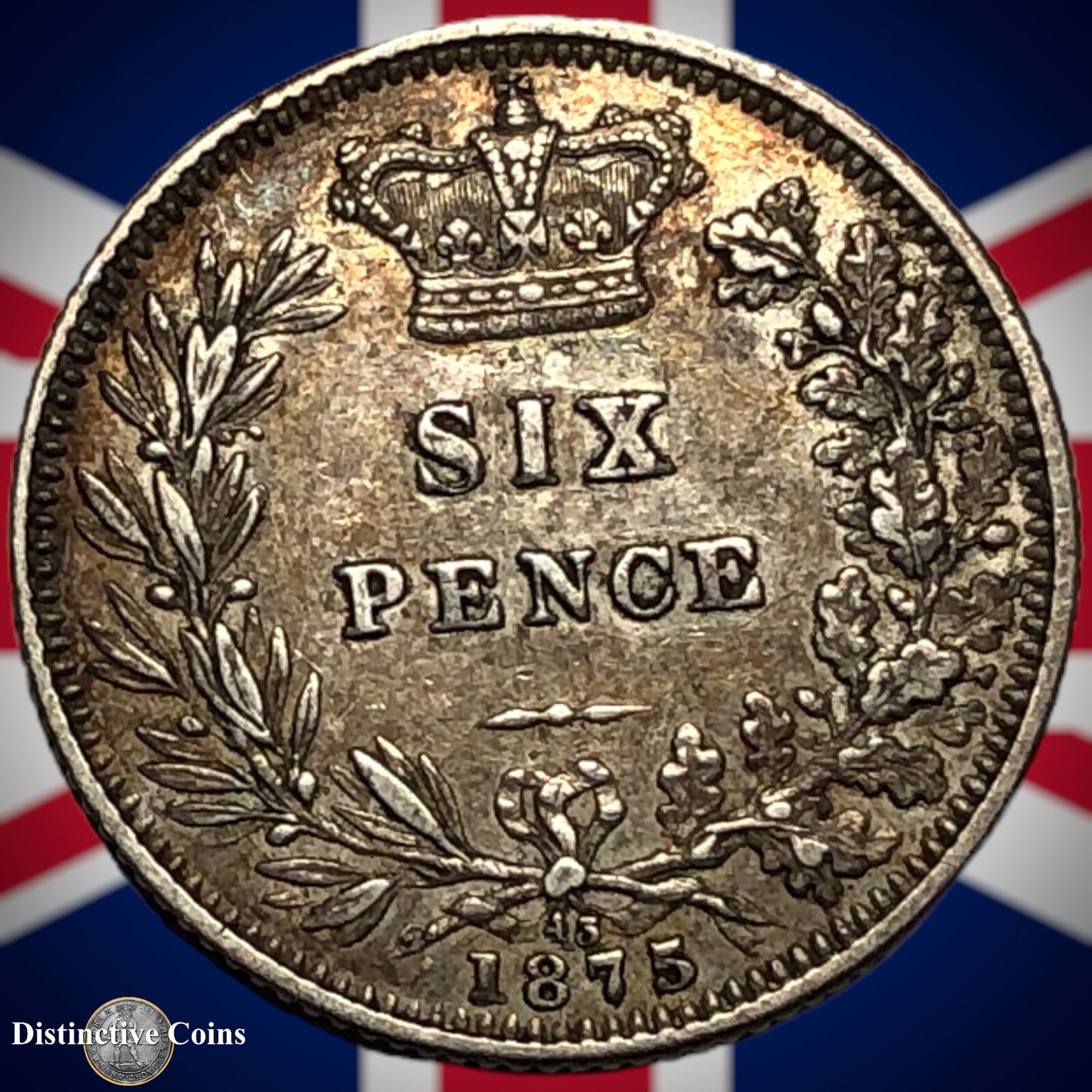 Great Britain 1875 Six Pence GB2610