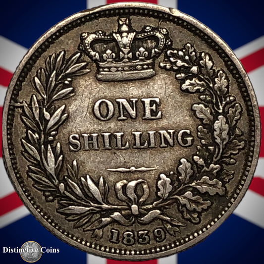 Great Britain 1839 British One Shilling GB0165