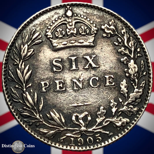 Great Britain 1905 Six Pence GB1524