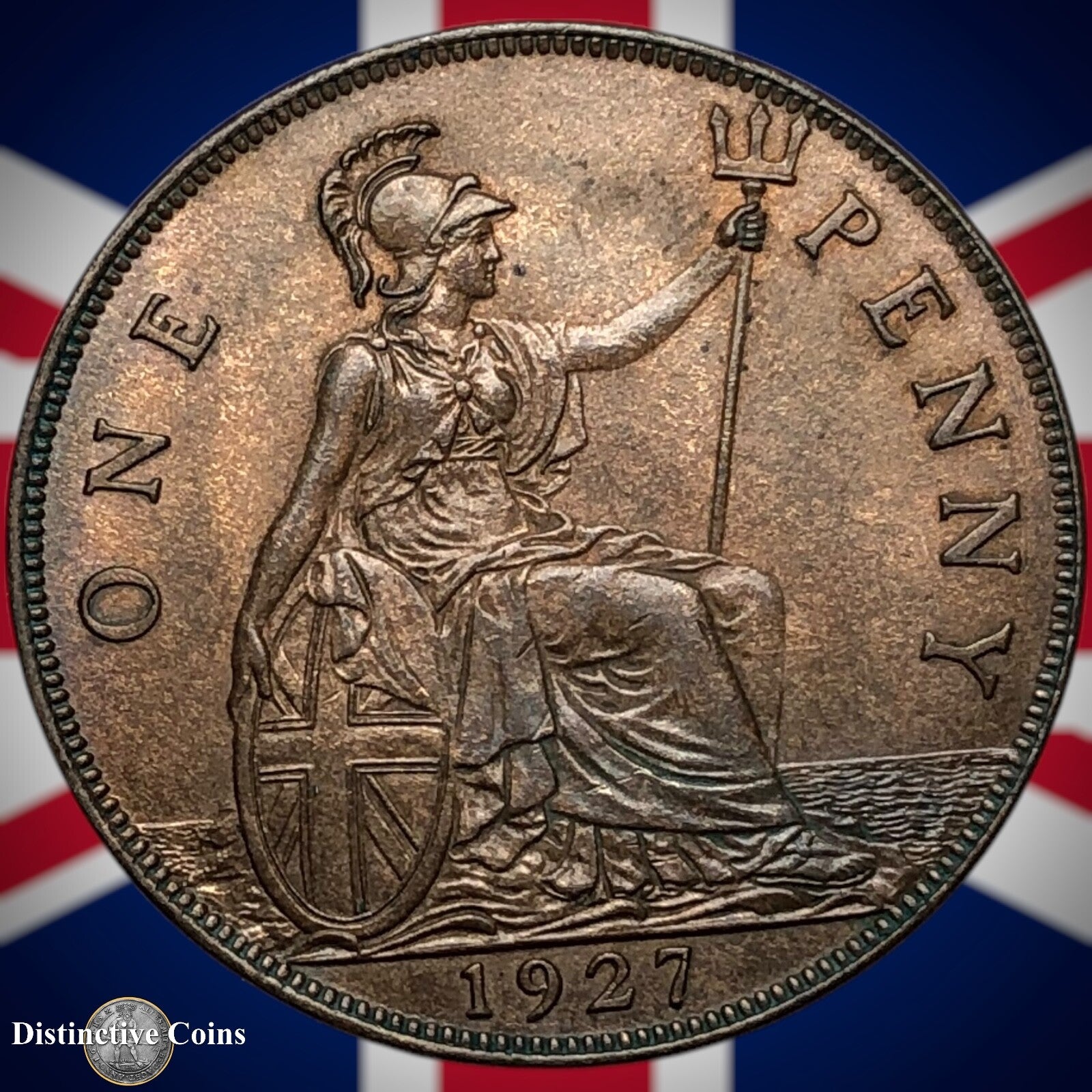 Great Britain 1927 Penny 1d GB7040