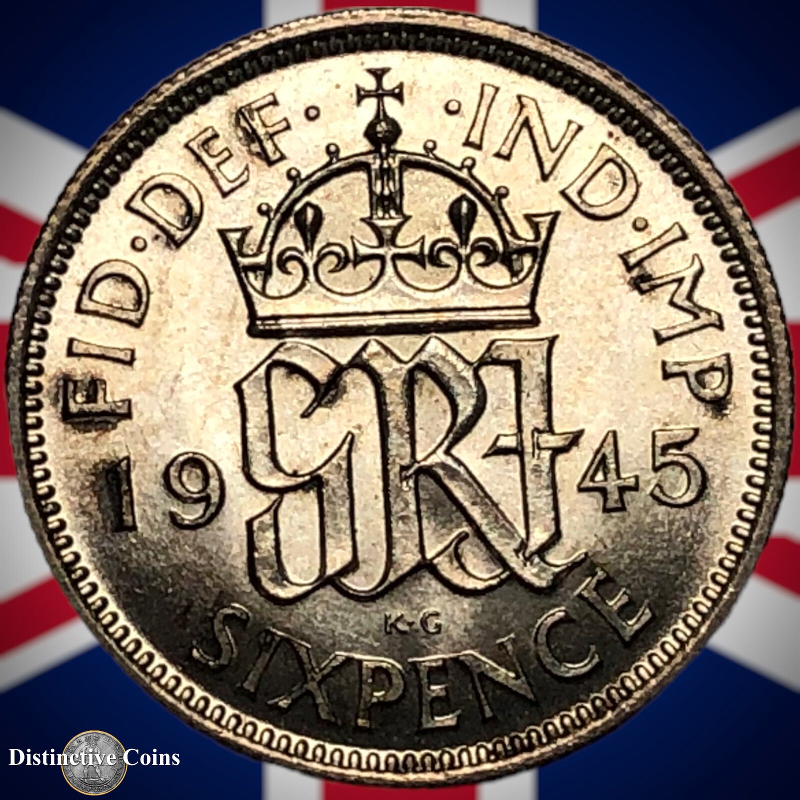 Great Britain 1945 Six Pence GB1767