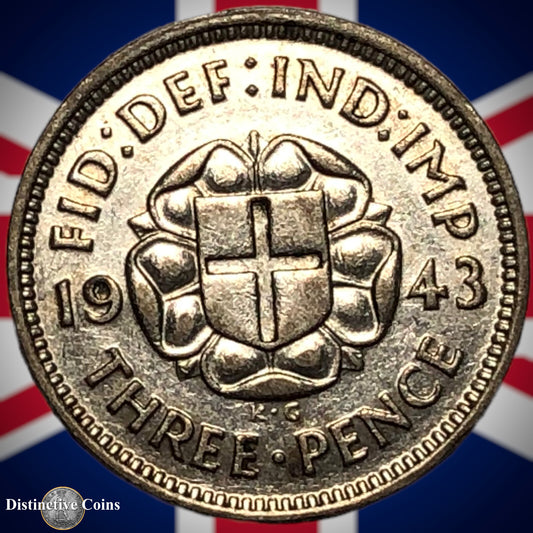 Great Britain 1943 Three Pence GB2348