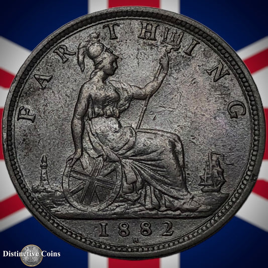 Great Britain 1882 H Farthing 1/4d GB4041
