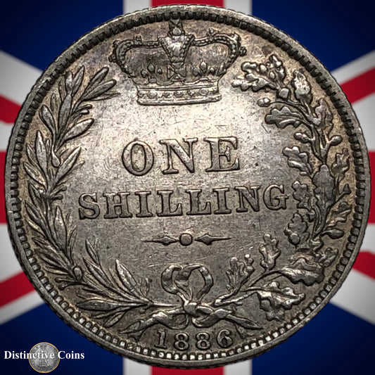 Great Britain 1886 British One Shilling GB0470