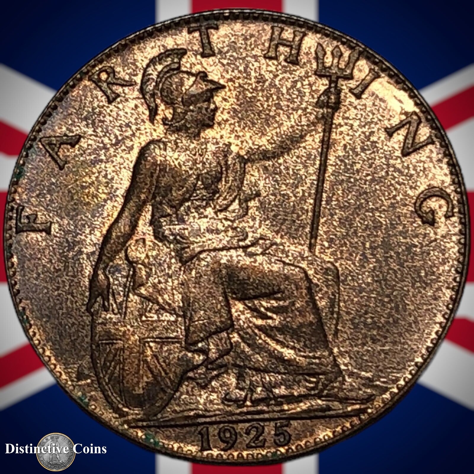 Great Britain 1925 Farthing 1/4d GB4817