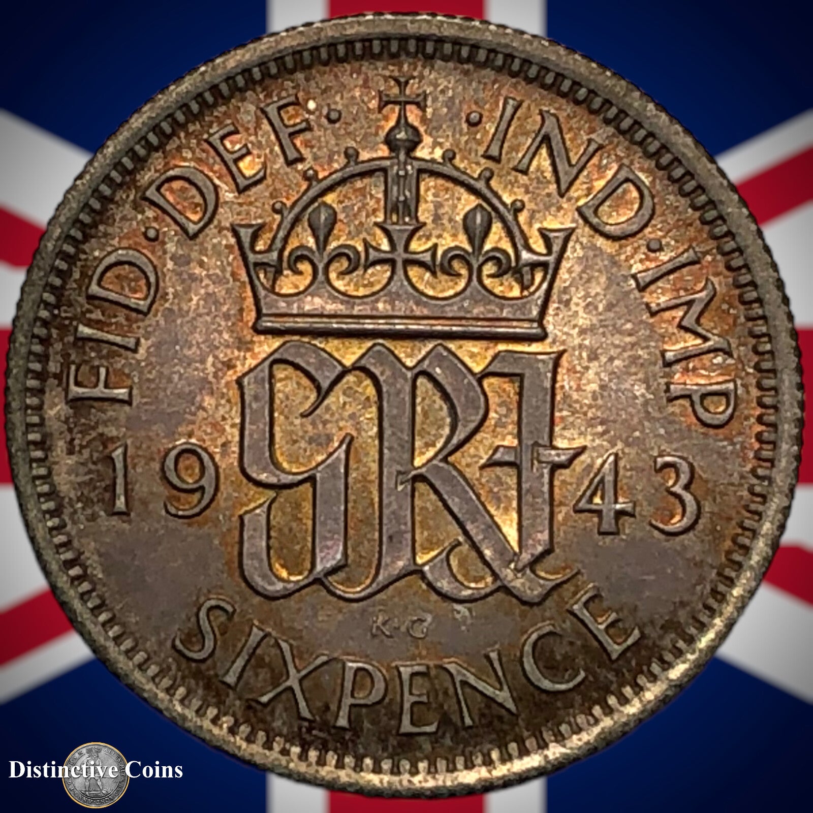 Great Britain 1943 Six Pence GB1732