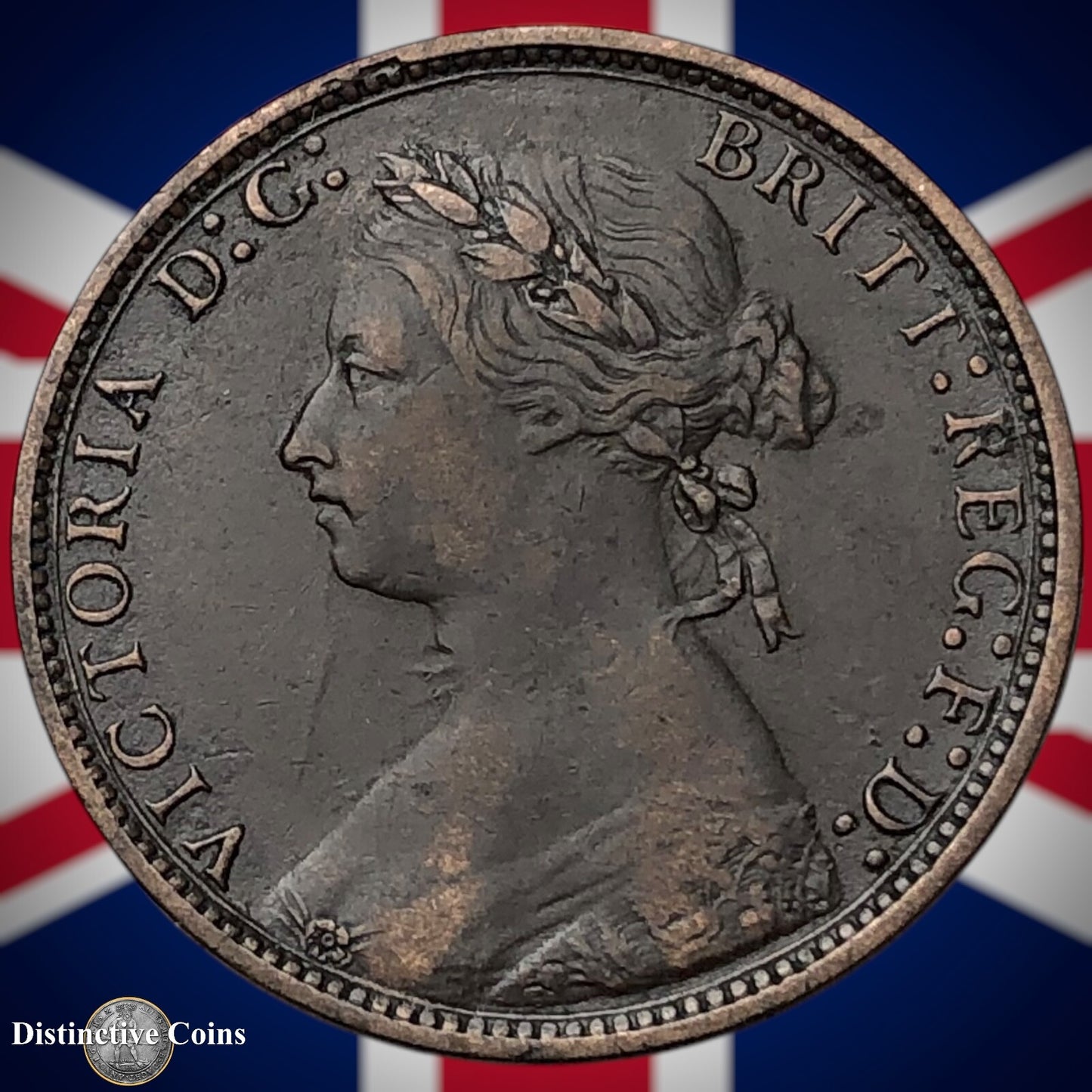 Great Britain 1876 H Half Penny 1/2d GB5525
