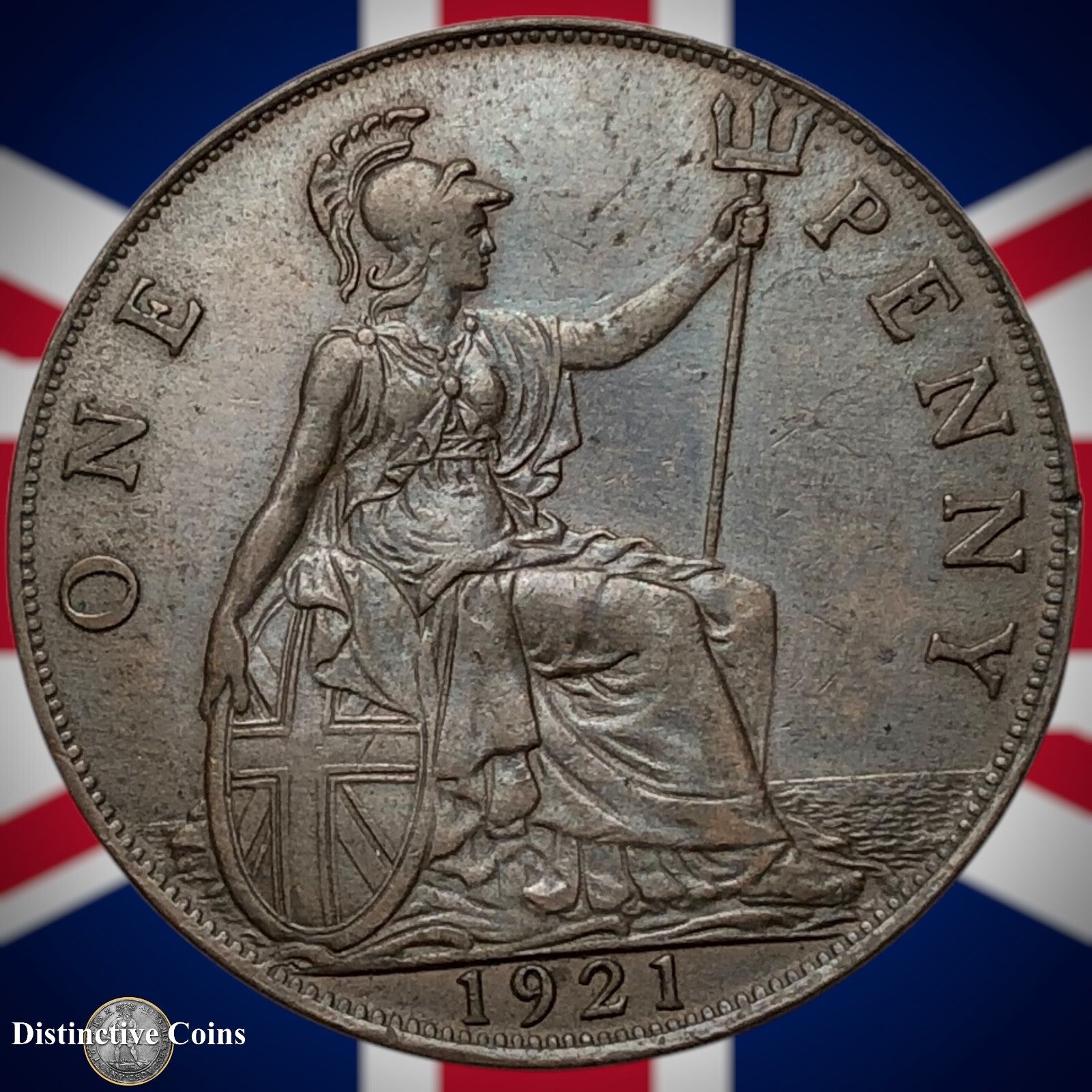 Great Britain 1921 Penny 1d GB6974