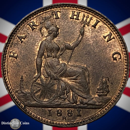 Great Britain 1881 H Farthing 1/4d GB3993