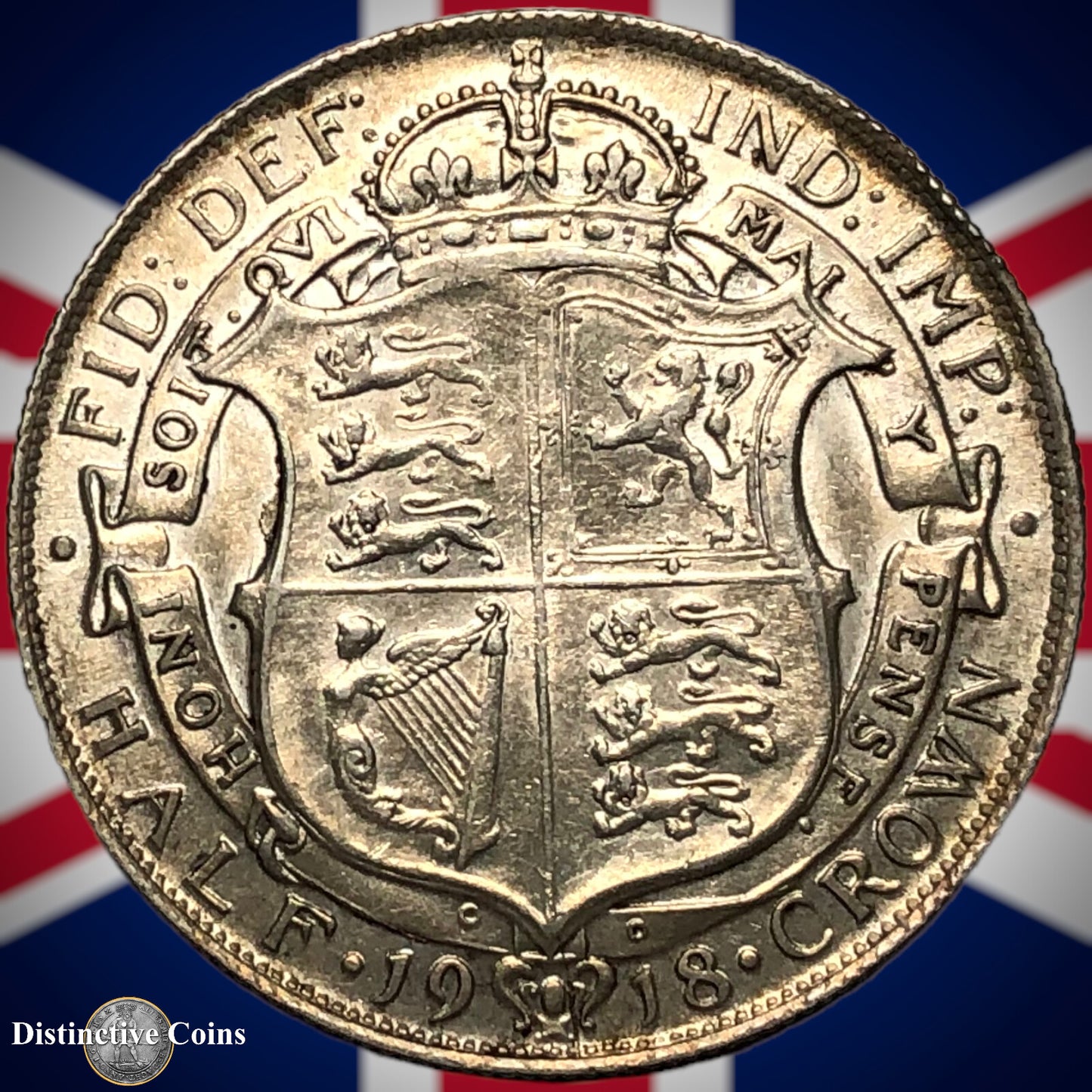 Great Britain 1918 Half Crown GB1283