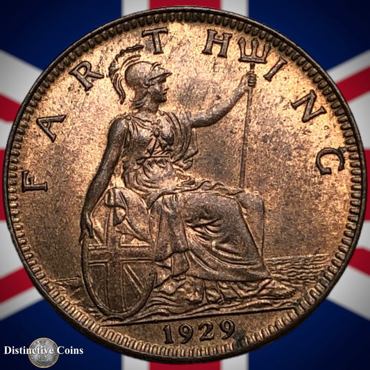 Great Britain 1929 Farthing 1/4d GB4879