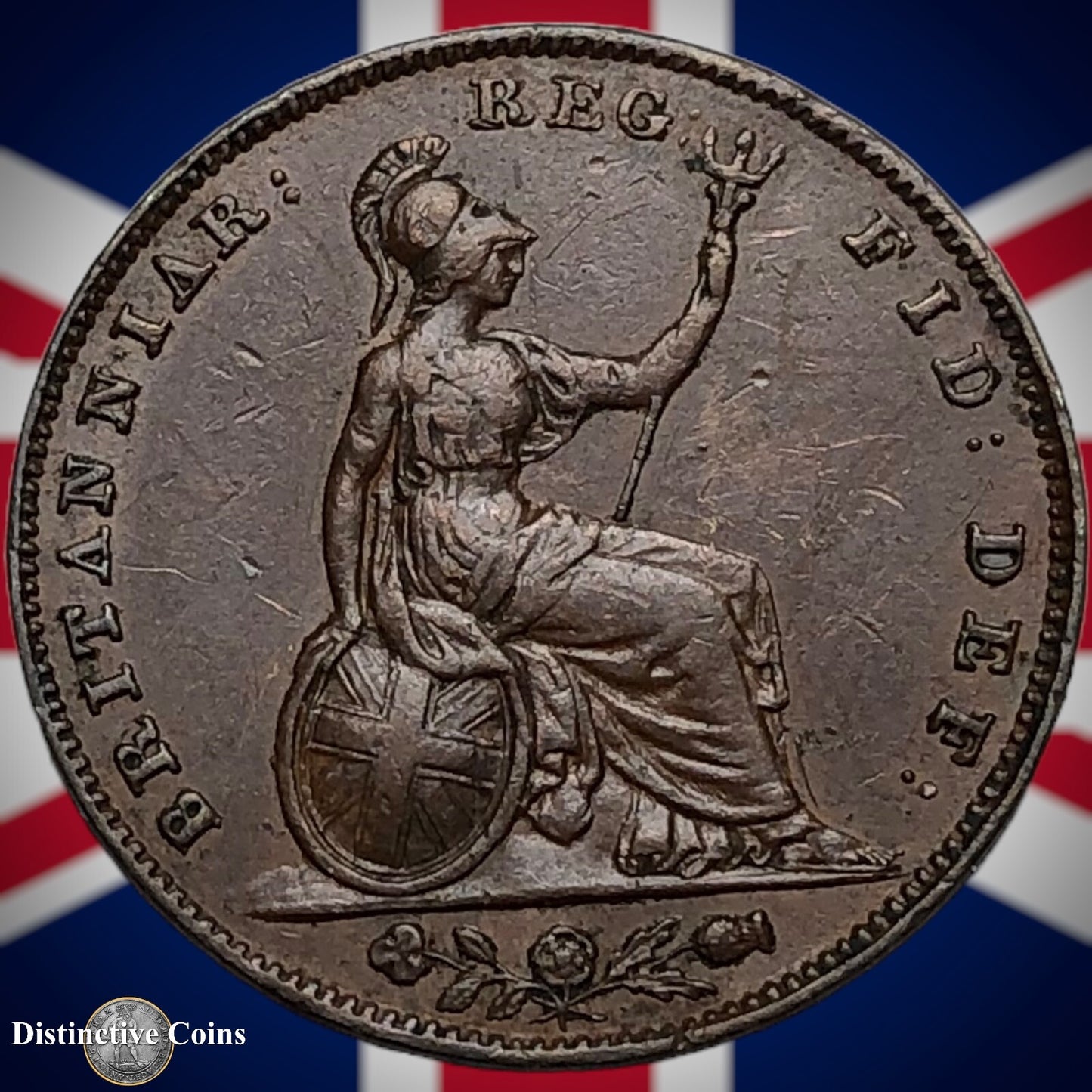 Great Britain 1854 Farthing 1/4d GB3472