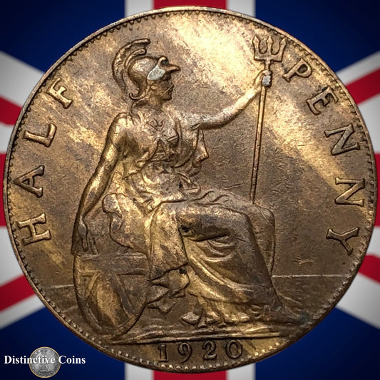Great Britain 1920 Half Penny 1/2d GB5871