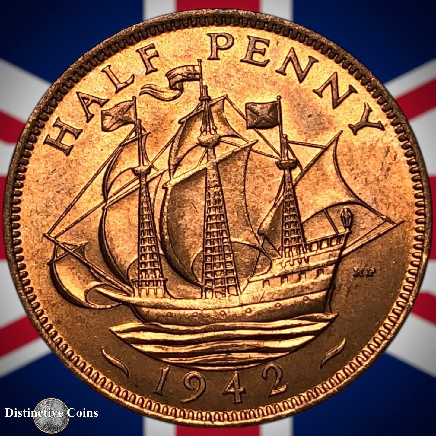 Great Britain 1942 Half Penny 1/2d GB6033