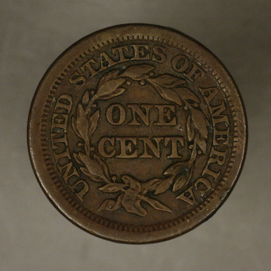 Large Cent 1853 Rim Bumps