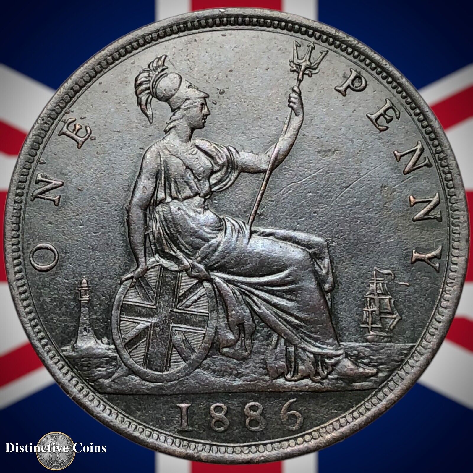 Great Britain 1886 Penny 1d GB6459