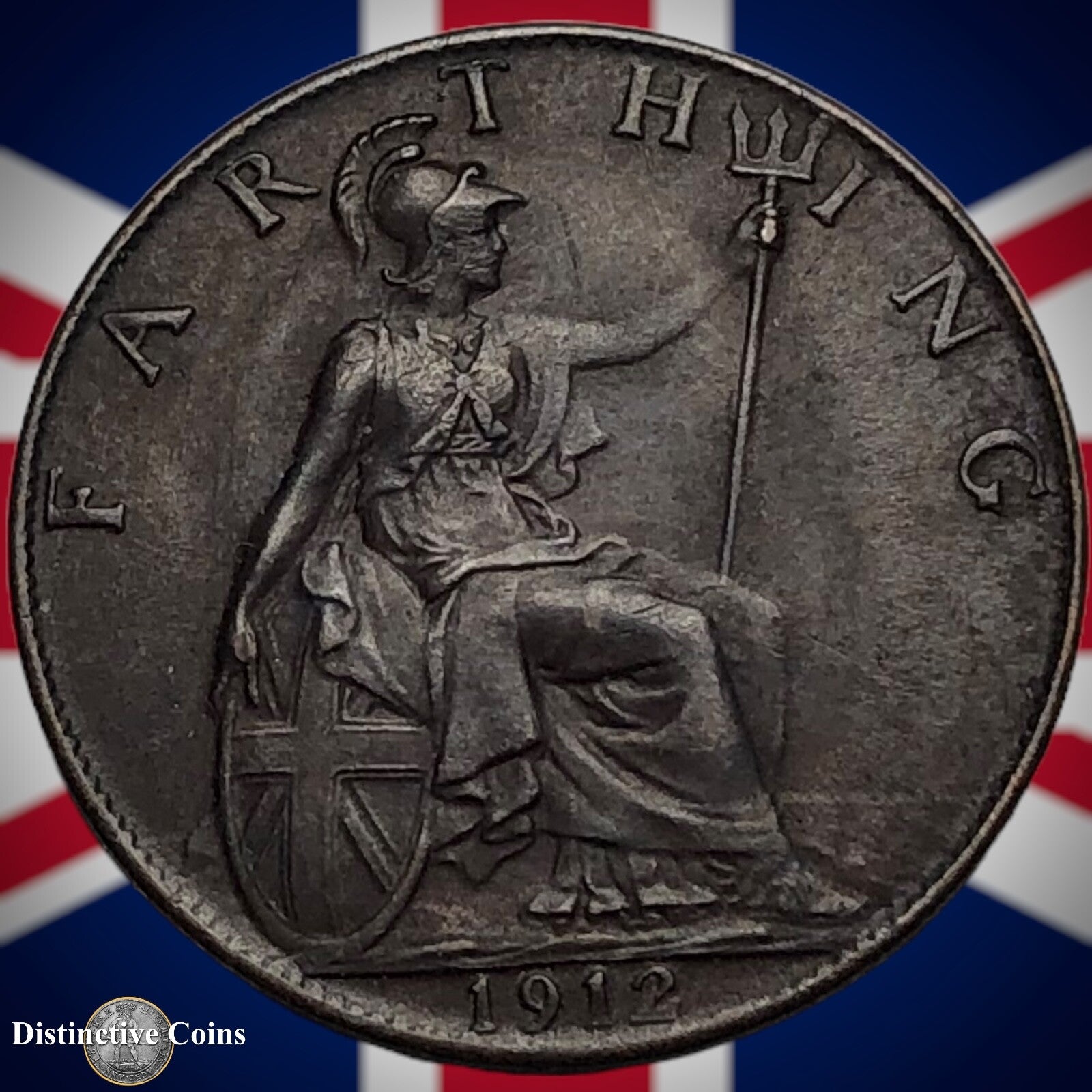 Great Britain 1912 Farthing 1/4d GB4651