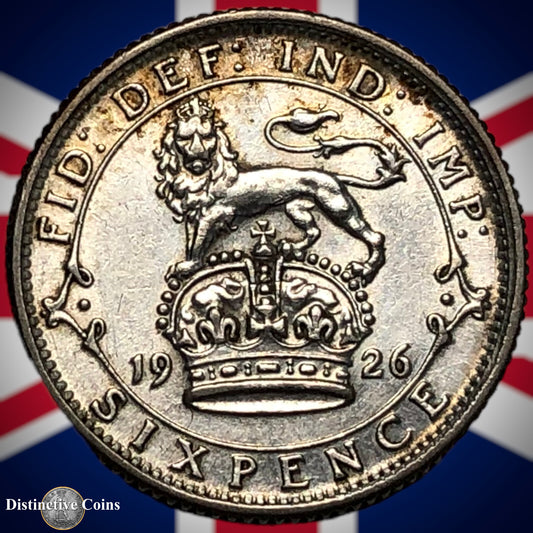 Great Britain 1926 Six Pence GB1666