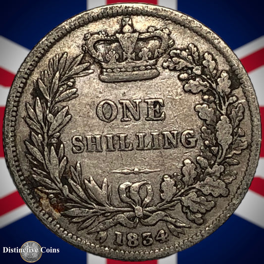 Great Britain 1834 British One Shilling GB0115