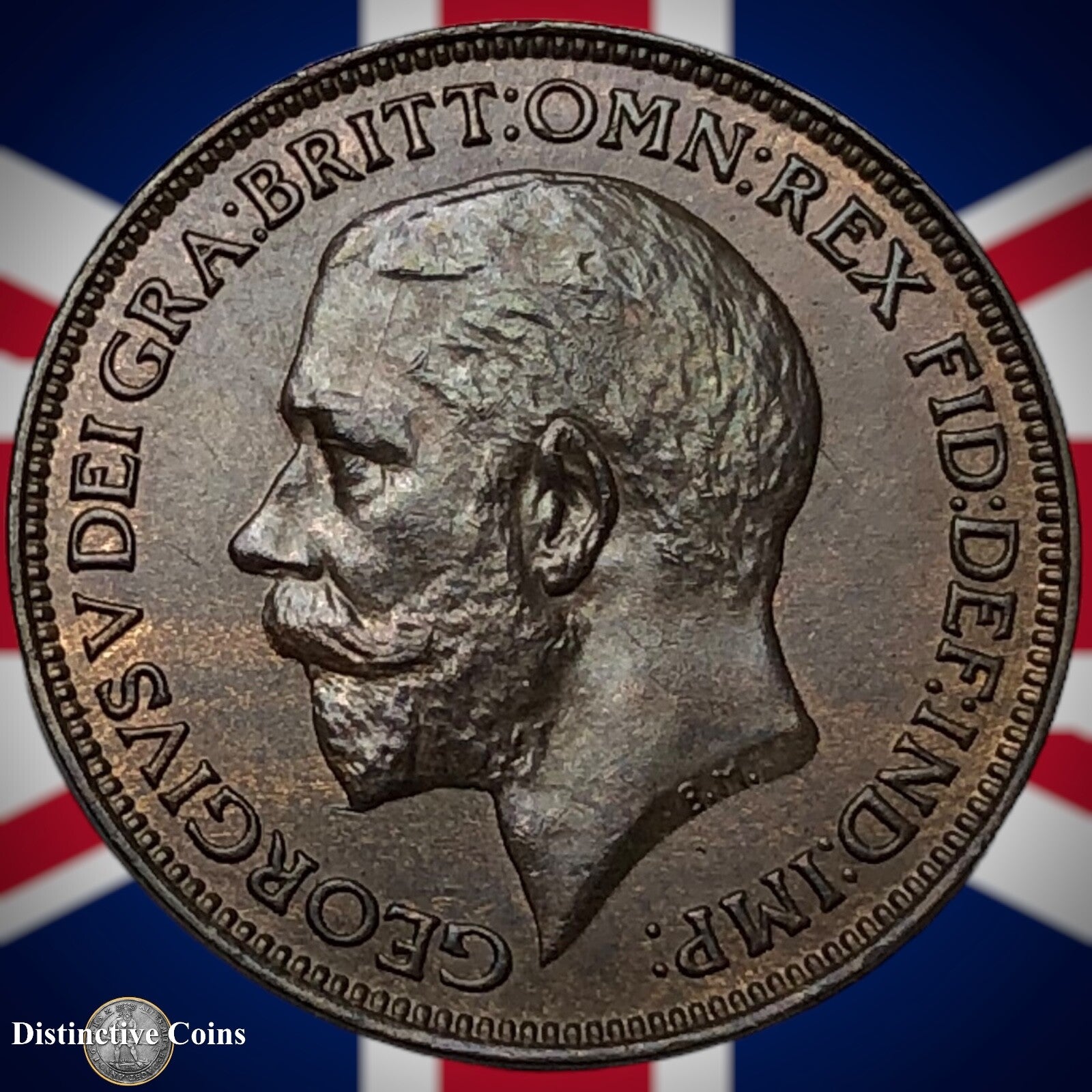 Great Britain 1925 Farthing 1/4d GB4822