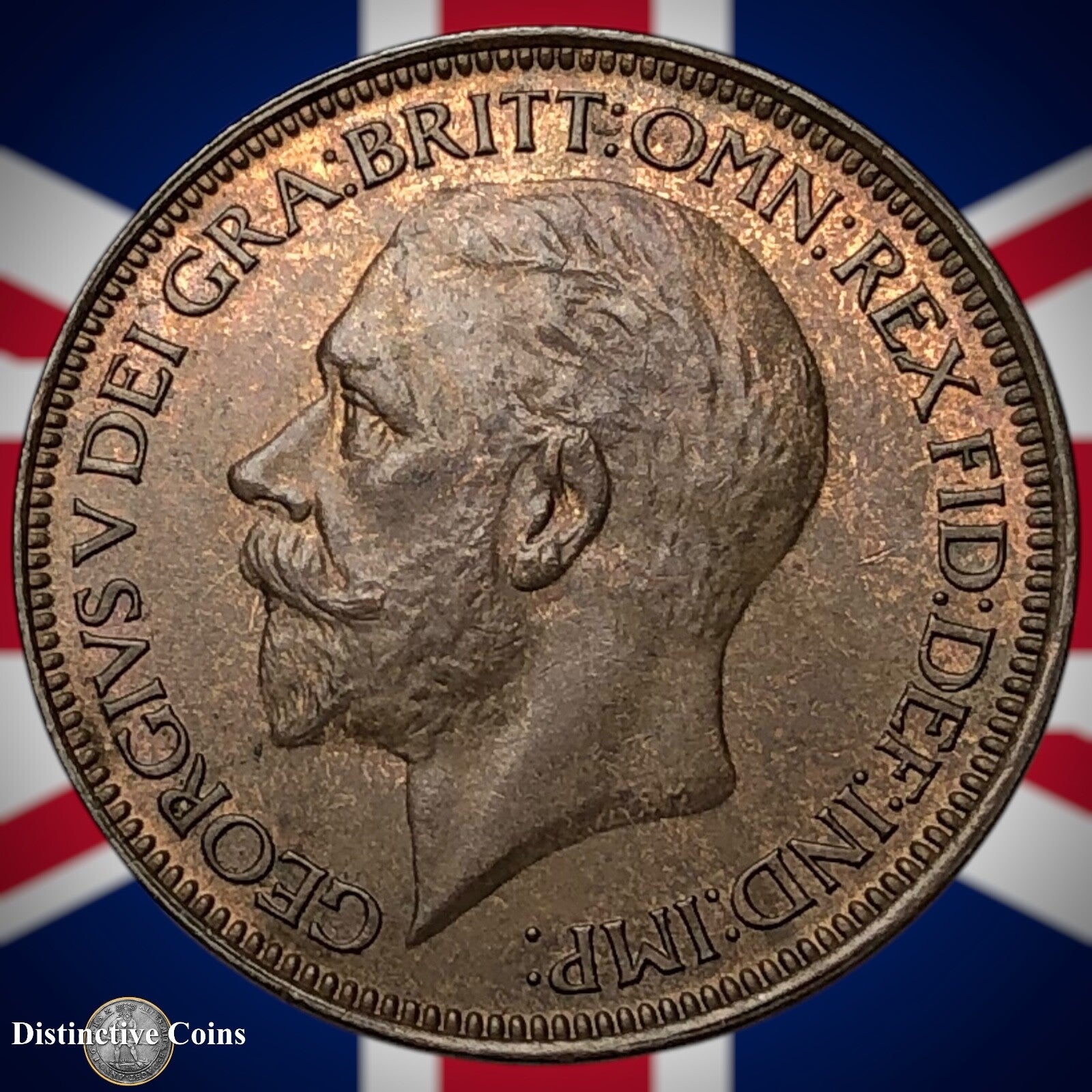 Great Britain 1927 Half Penny 1/2d GB5935