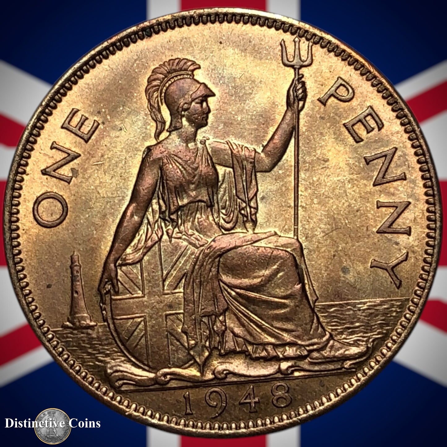 Great Britain 1948 Penny 1d GB7293