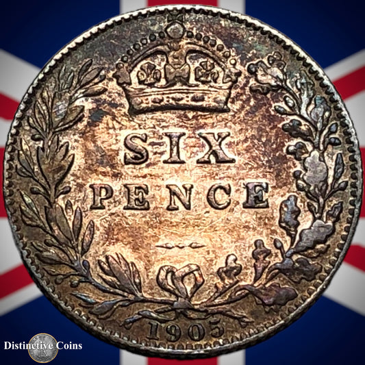 Great Britain 1905 Six Pence GB1521