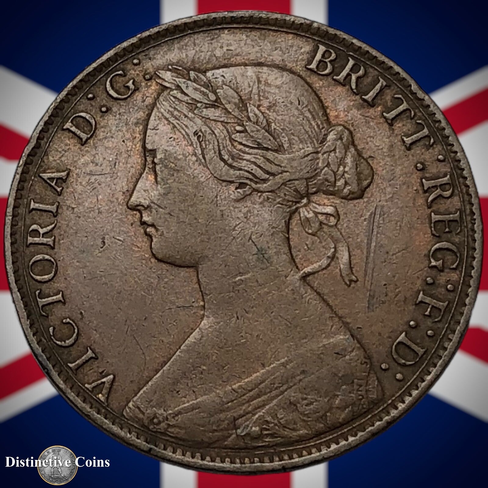 Great Britain 1861 Half Penny 1/2d GB5378