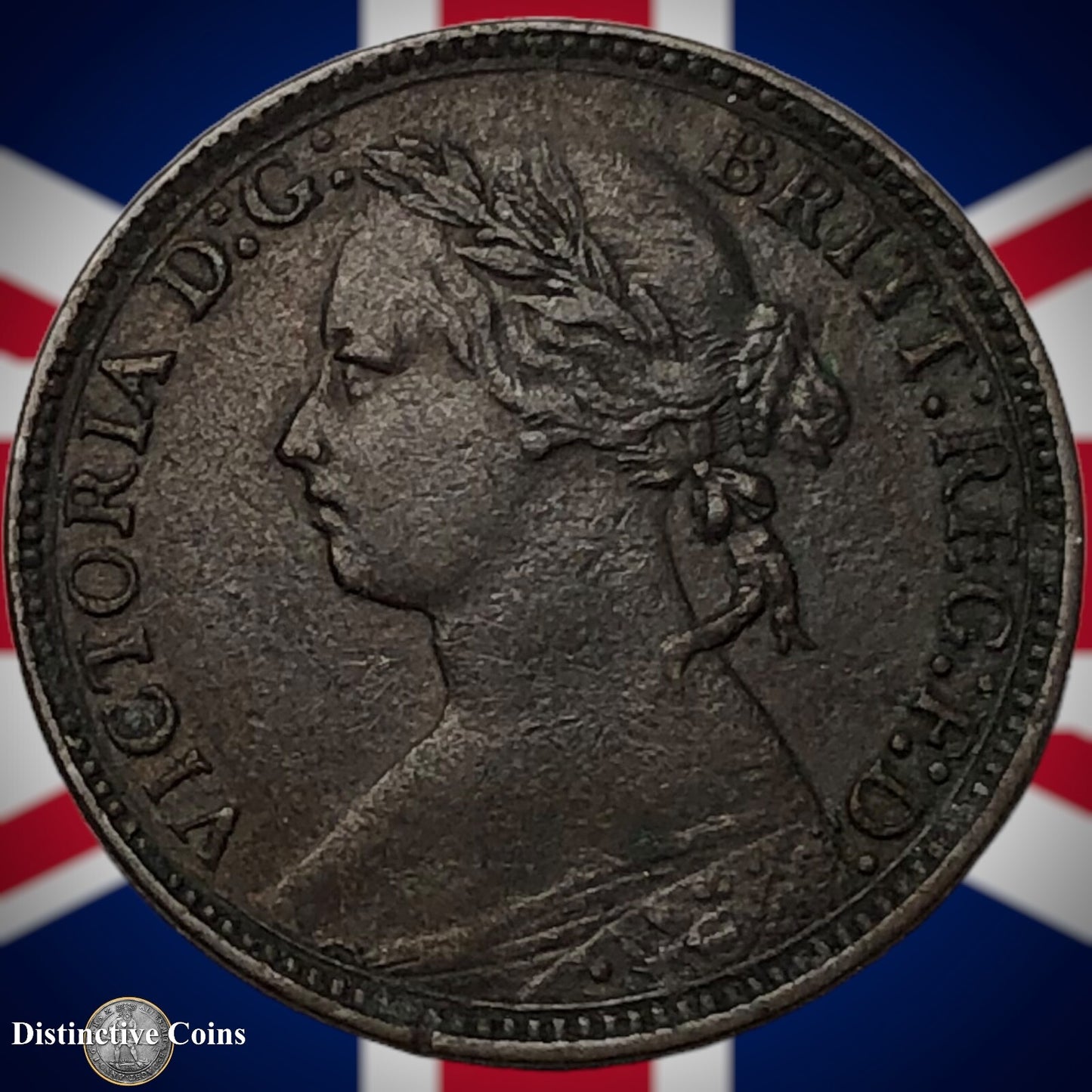 Great Britain 1875 H Farthing 1/4d GB3744