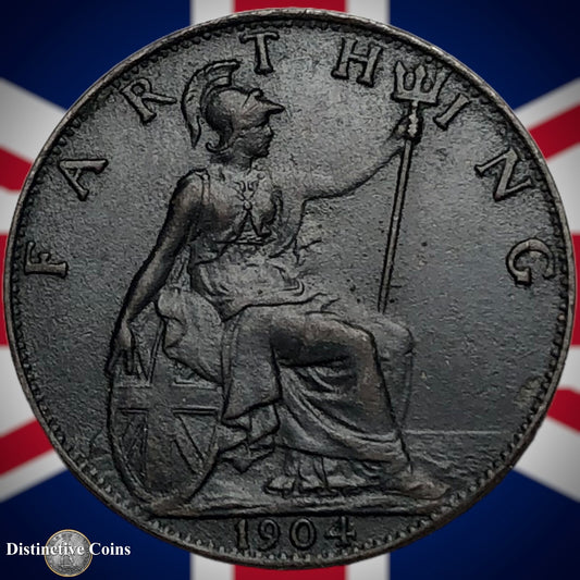 Great Britain 1904 Farthing 1/4d GB4553