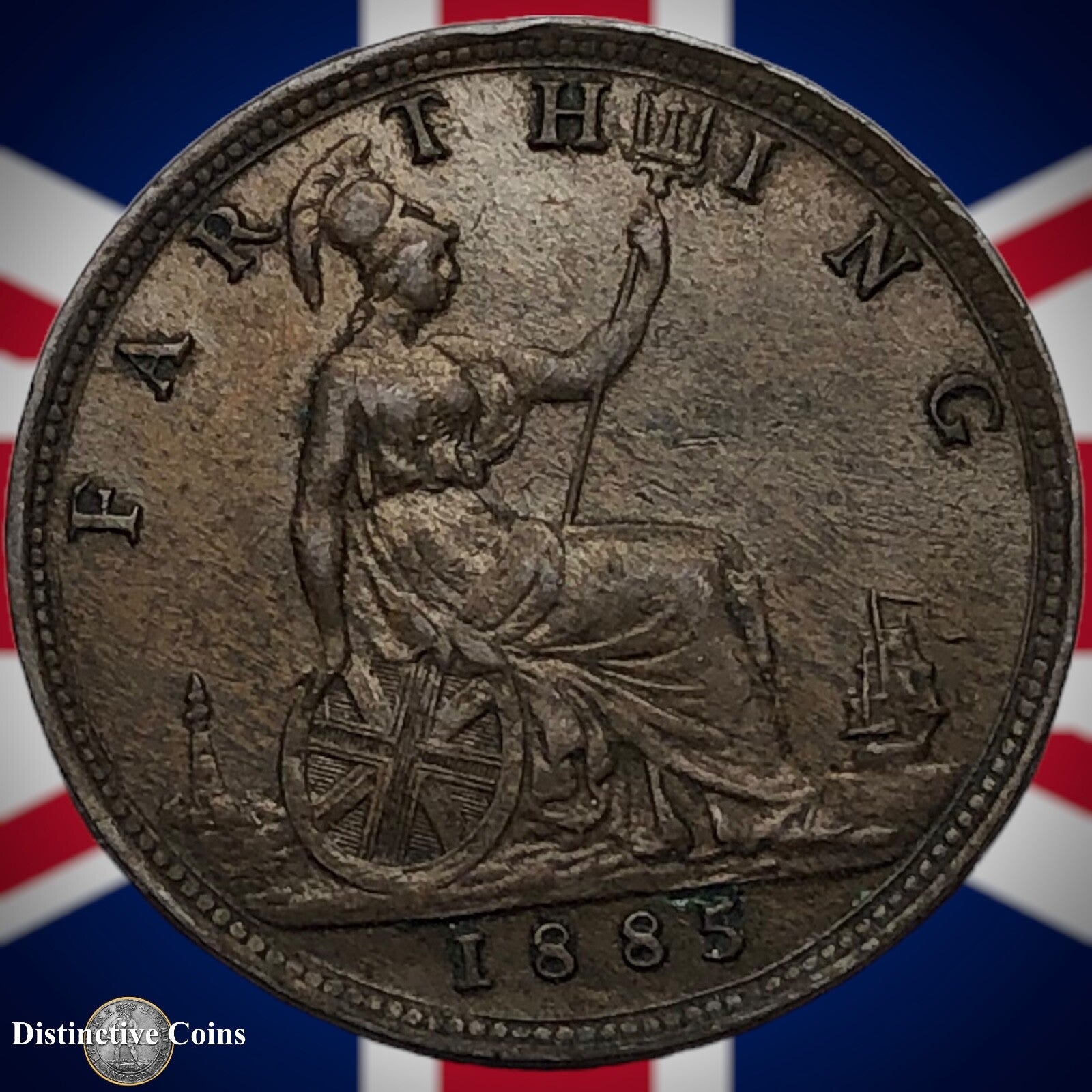 Great Britain 1885 Farthing 1/4d GB4146