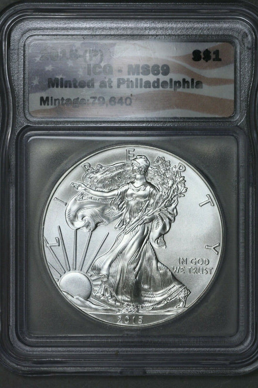 US 2015 P Silver Eagle ICG MS 69  S643