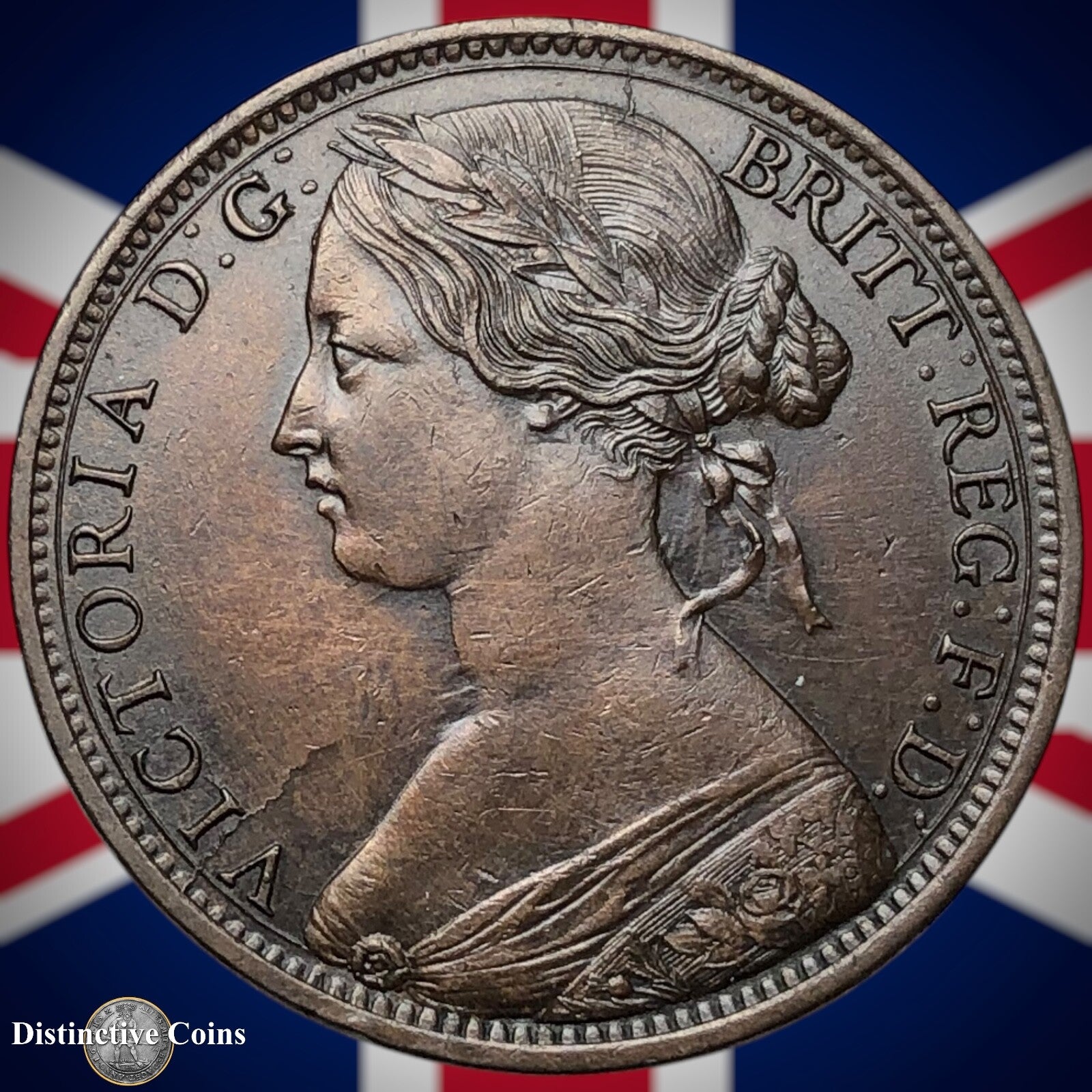 Great Britain 1865 Penny 1d GB6286