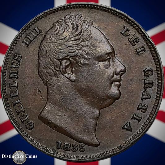 Great Britain 1835 Farthing 1/4d GB3380
