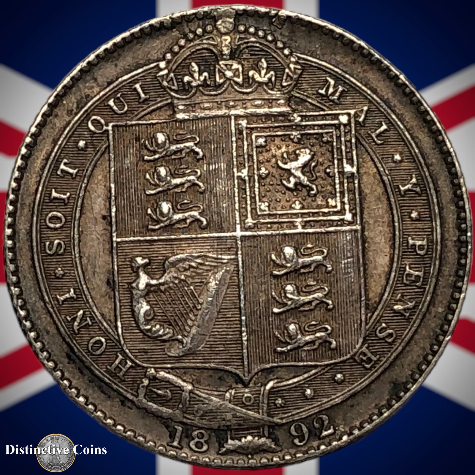 Great Britain 1892 British One Shilling GB0606