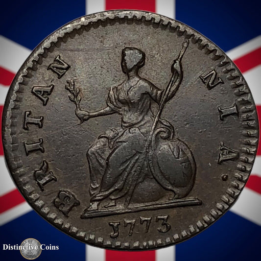 Great Britain 1773 Farthing 1/4d GB3194