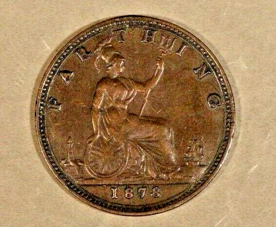 1878 Great Britain 1 Farthing