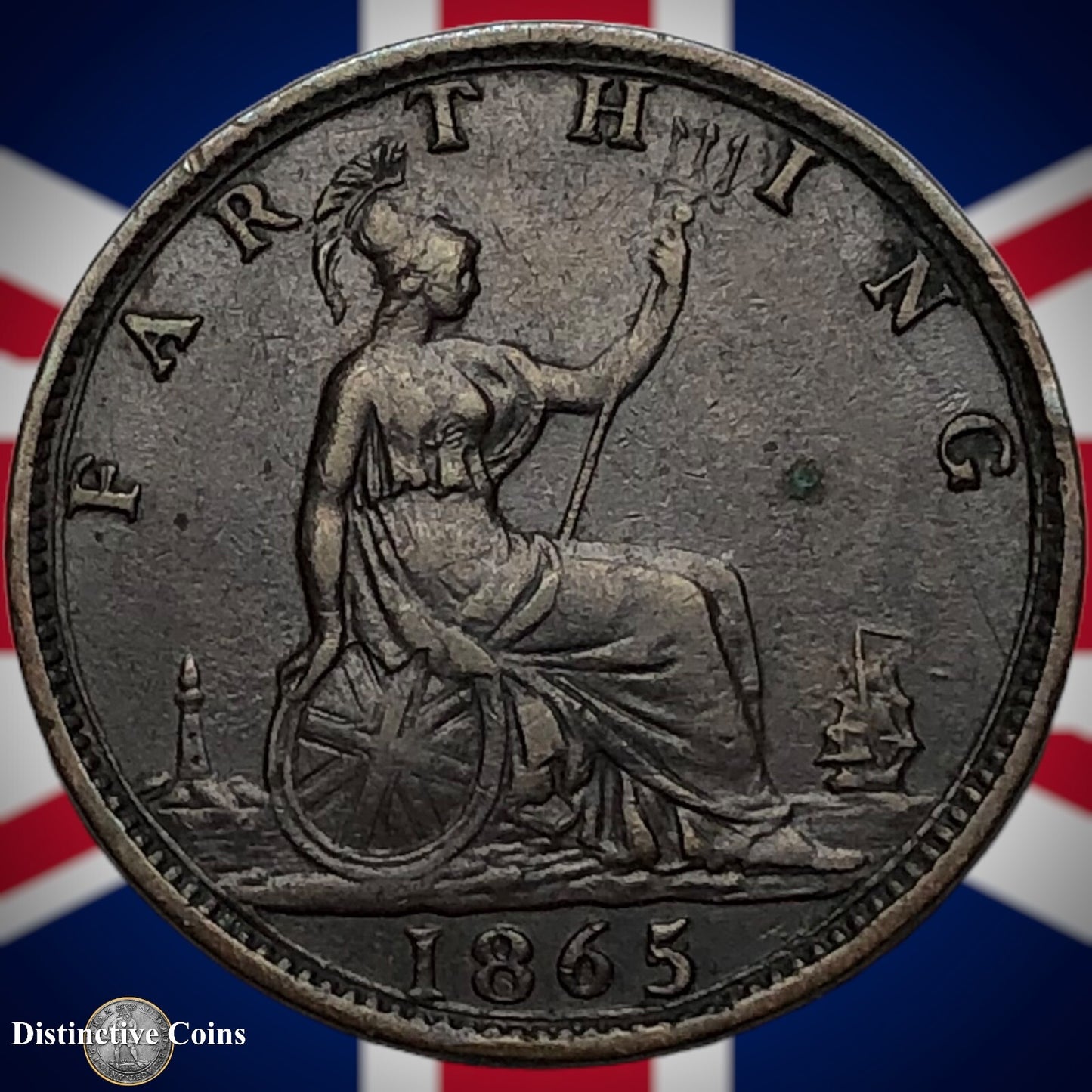 Great Britain 1865/2 Farthing 1/4d GB3545