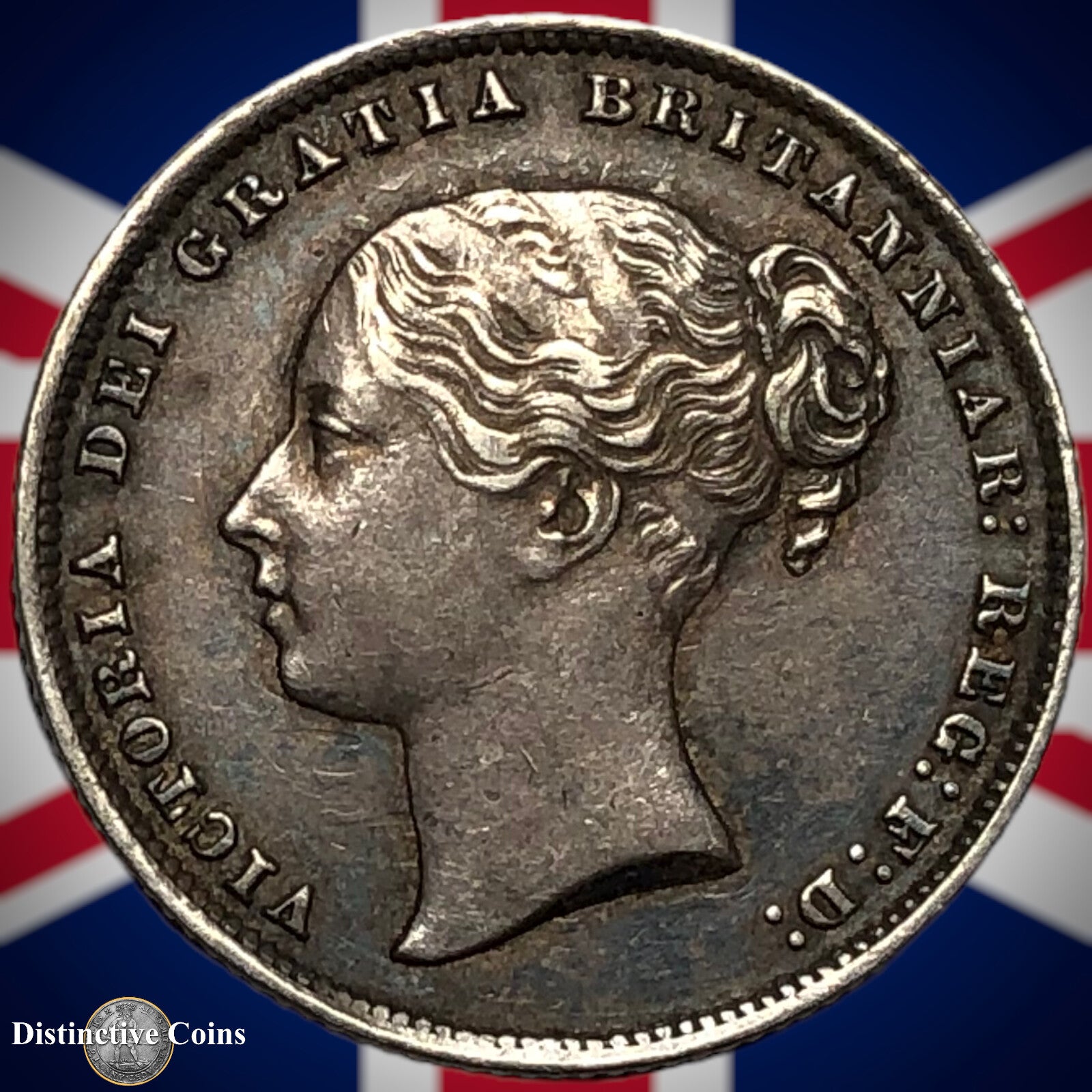 Great Britain 1866 British One Shilling GB0287