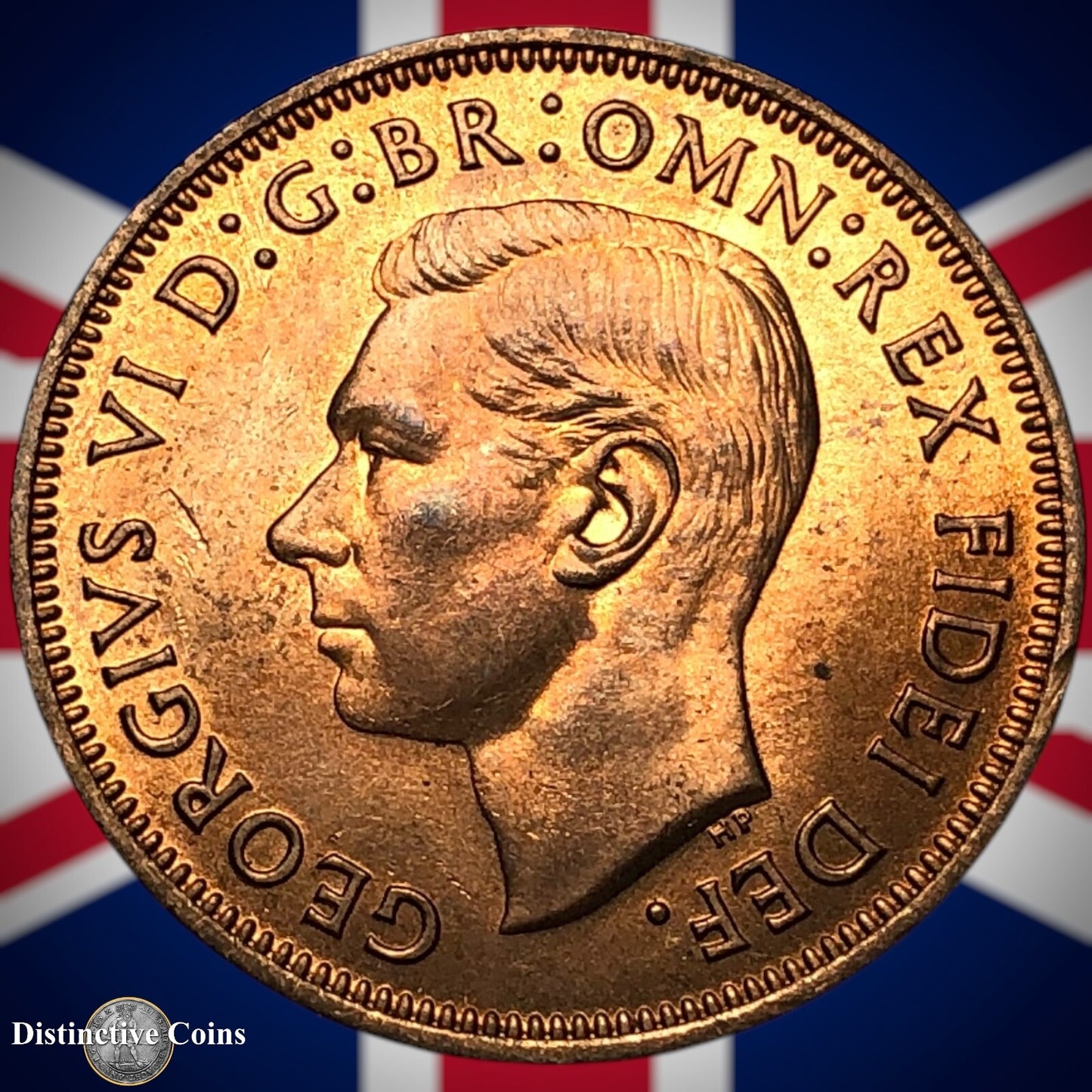 Great Britain 1952 Half Penny 1/2d GB6095