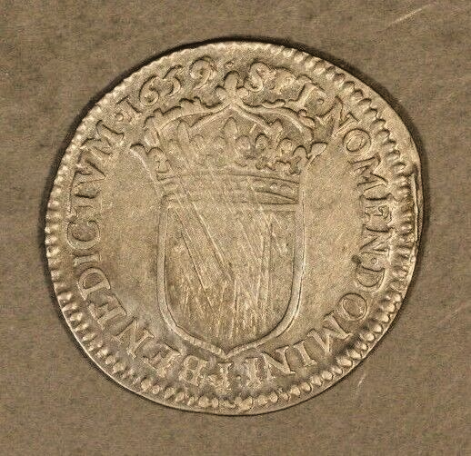 1659 I France 1/12 ECU (10 Sols) Silver Light Circulated